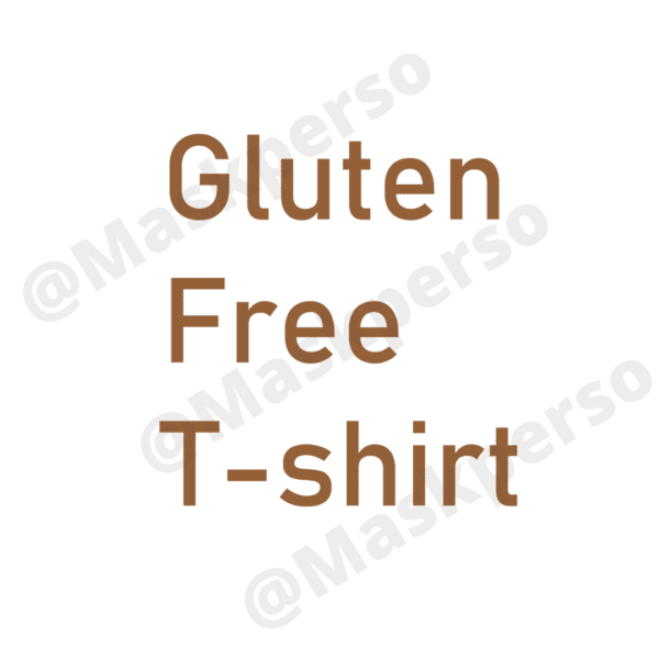 T-Shirt collection coeliaque gluten free t-shirt