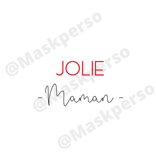 T-shirt Jolie Maman – Image 2