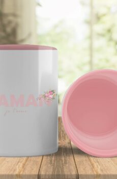 Tasse maman je t'aime rose