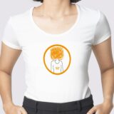 T-Shirt personnalisé TDAH : logo femme