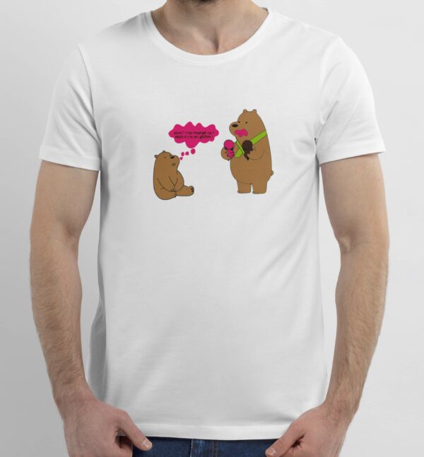 T-Shirt il y a du gluten