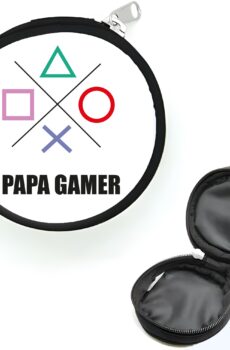 Porte monnaie Papa Gamer