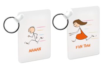 porte clés maman d'un TDAH
