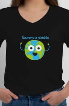 T-shirt sauvons la planète