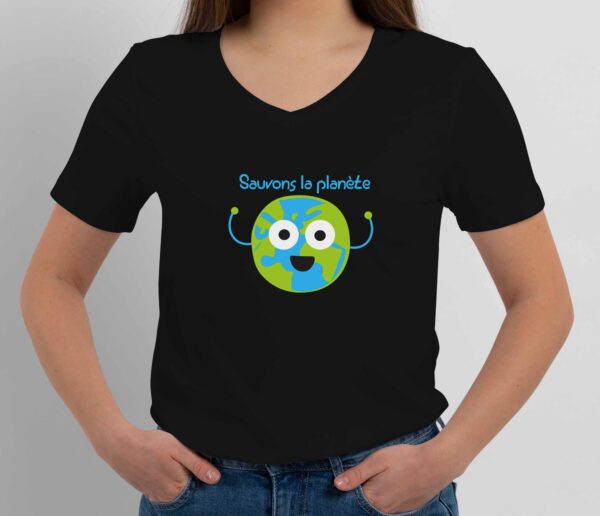 T-shirt sauvons la planète