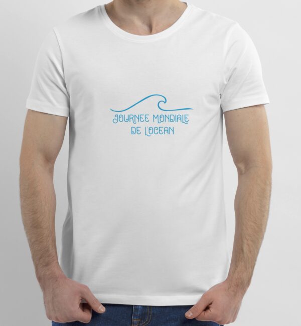 T-Shirt Blanc journée mondiale de l'océan