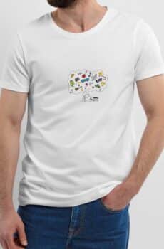 T-Shirt Blanc pensées TDAH