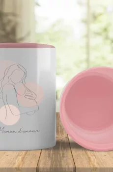 Tasse maman d'amour rose