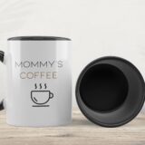 Tasse mommy's coffee noire