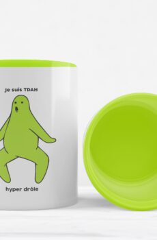 Tasse je suis TDAH vert