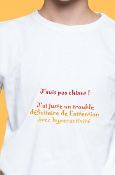 T-Shirt TDAH je suis pas chiant