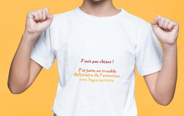 T-Shirt TDAH je suis pas chiant