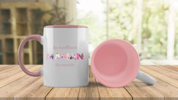 Tasse la meilleure maman du monde rose