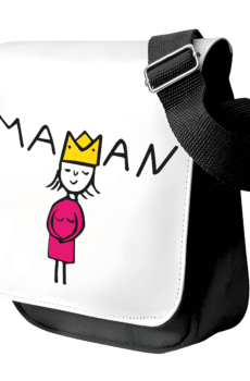 Sac bandoulière maman est une reine