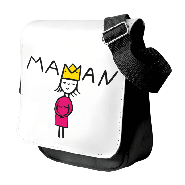 Sac bandoulière maman est une reine