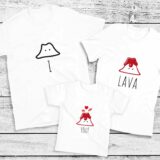 T-Shirt Famille volcan