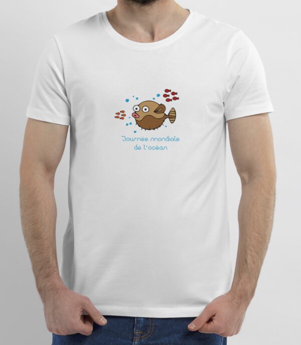 T-Shirt mondiale poisson océan Homme 