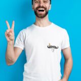 T-shirt papa - moustache