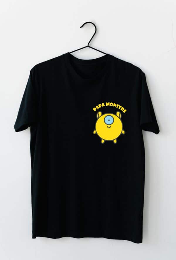 Tee-shirt Jaune Papa Monstre