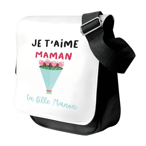 Sac bandoulière maman - je t'aime