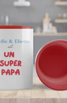 Tasse Prénoms Ont un Super Papa