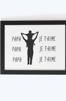 Cadre personnalisé papa