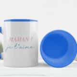 Tasse maman je t'aime bleu