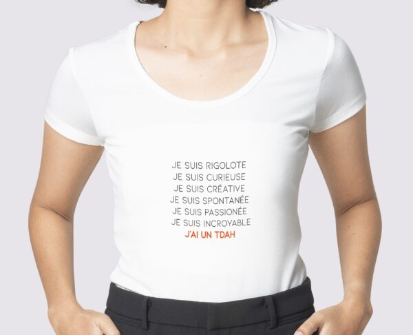 T-Shirt TDAH je suis ...
