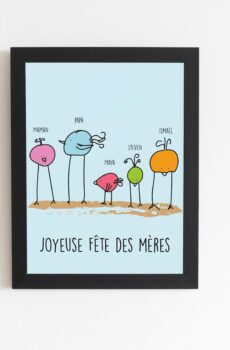 Cadre joyeuse fête des mères