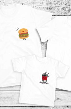 T-Shirt Famille fast food