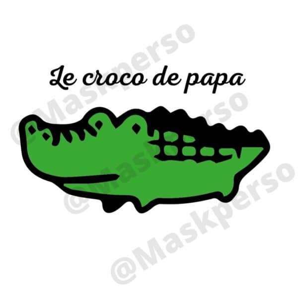 Tee-shirt Le croco de Papa