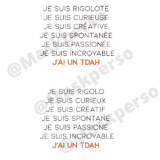 T-shirt TDAH Homme "j'ai un TDAH" – Image 2