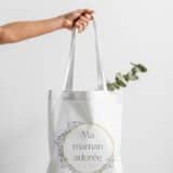 Tote bag personnalisé : maman adorée