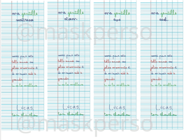 Marque page personnalisé – Image 2