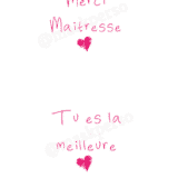 merci maitresse