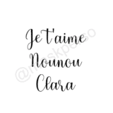 je t'aime nounou