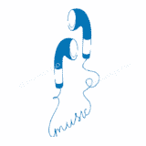 ecouteur bleu