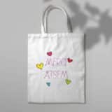 Sac en toile merci ATSEM (cœurs)
