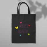 Cadeau personnalisé merci maître : Sac en toile noir "merci maître"
