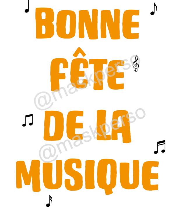 T-Shirt bonne fête de la musique – Image 2