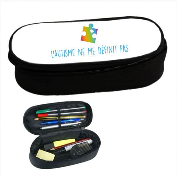 Idée cadeau pour autiste : Trousse l'autisme ne me définit pas
