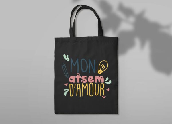 Sac en toile mon ATSEM d'amour