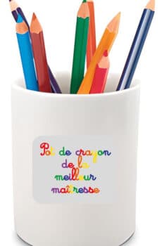 Pot à crayon personnalisé
