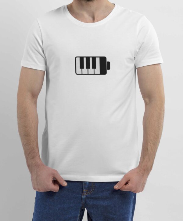 T-Shirt batterie touches de piano