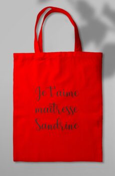 Tote bag rouge
