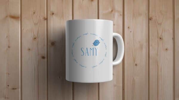 Tasse merci AESH+prénom