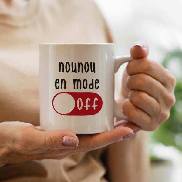Cadeau personnalisable de merci pour nounou : lot mug et tote bag – Image 2