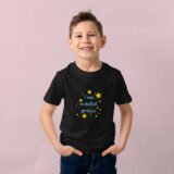 Idée cadeau pour TSA : T-Shirt noir "I am a autist prince"