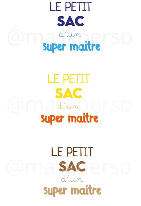 sac maître