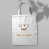 Tote bag marron
